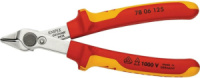 Кусачки Electronic Super Knips, діаметр 1,6мм, 125мм VDE KNIPEX 78 06 125, полированные