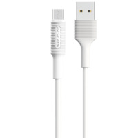 Дата кабель Borofone BX1 EzSync USB to MicroUSB (1m) Білий - купити в SmartEra.ua