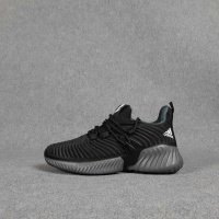 Adidas Alphabounce Instinct чорні на сірій