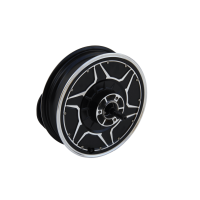Мотор колесо QS motor 72v-96v6000w(12000w) в ободе 12'' для электроскутера, под дисковый тормоз