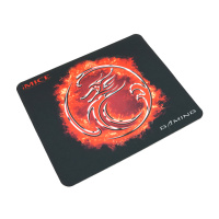 Коврик 300*250 для мыши iMICE PD-01 тканевый с боковой прошивкой, толщина 3 мм, Black-red, Color Box