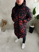 Куртка зимова з капюшоном чоловіча зимова стильна