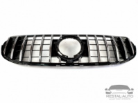 Тюнинг Решетка радиатора на Mercedes GLC-Class X253 2019-2021 год GT Panamericana ( Черная с хромом )