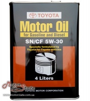 Toyota Motor Oil SN/CF 5W-30 4л