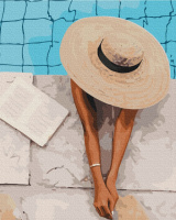 Картина за номерами «Літо у капелюшку» 40х50см