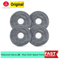 Roborock Saros 20 тряпки. швабра 4 шт. Mop Original for Roborock Saros 20, Роборок Сарос 20 Rotating Mop SXTB10RR.