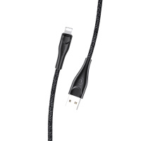 Дата кабель Usams US-SJ391 U41 Lightning Braided Data and Charging Cable 1m, Чорний - купити в SmartEra.ua