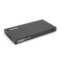 Активный HDMI сплитер 1=>8 порта, 3D, 1080Р, 4Kx2K, 1,4 версия, DC5V/2A Q20, Box