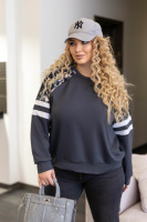 Жіночий світшот зі вставками «Artes» оптом | Батал