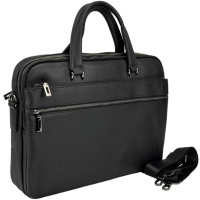 Чоловіча шкіряна сумка для документів на два відділи 7252311A