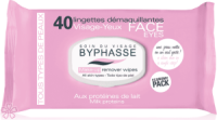 Салфетки очищающие Byphasse Make-up Remover Wipes Milk Proteins All Skin Types 40 шт.