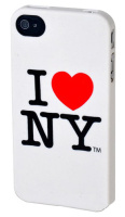 Кришка для Iphone 4S «Ny Logo», біла