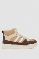 Кроссовки женские зимние на меху, цвет бежево-коричневый, 248RAD400-10