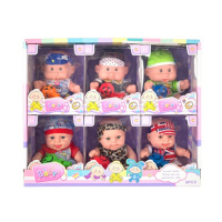 Пупс игровой ZR-238 18 см 6 шт/уп