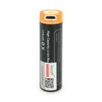 Аккумулятор 18650 Li-Ion Vapcell P1835A, 3500mAh, 10A, 3.6V (2.5-4.2V), Micro USB, 2 шт в упаковке, цена за 1 шт