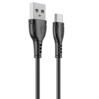 USB кабель для телефону Borofone BX51 Triumph USB to Type-C (1m) Чорний - купити в SmartEra.ua