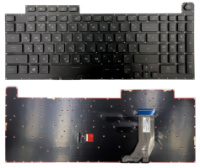 Клавиатура Asus ROG Strix Scar III G731GV G731GW черная без рамки Прямой Enter подсветка RGB PWR UKR Original