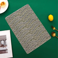 Сервировочная салфетка под горячее коврик сервировочный золотистый,  45×30см, набор 2шт