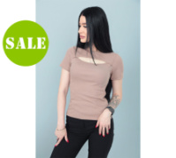 Футболка з вирізом «Bianka» оптом | Норма| Розпродаж моделі