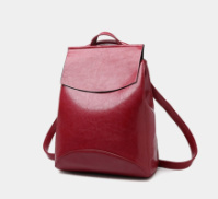 Женский мини рюкзак экокожа Красный