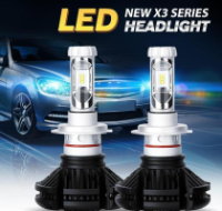 LED лампы X3 H1 для автомобиля