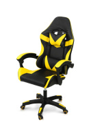 Стілець офісний Слім, чорний/жовтий