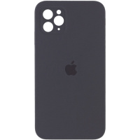 Чохол для Apple iPhone 11 Pro (5.8«») - Silicone Case Square Full Camera Protective (AA) Сірий / Dark Gray - купити в SmartEra.ua