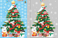 Набор новогодних наклеек на окно Happy New Year 5 13804 50х70 см 1 лист