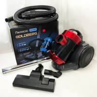 Пылесос вакуумный с контейнером для сбора пыли на 3 л GOLDBERG GB-9903 6200 Вт Мощный. Цвет: красный