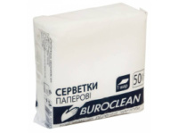 Паперові серветки Buroclean білі (50шт.)