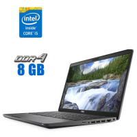 Ультрабук Dell Latitude 5500 / 15.6« (1920x1080) IPS / Intel Core i5-8265U (4 (8) ядра по 1.6 - 3.9 GHz) / 8 GB DDR4 / 256 GB SSD / Intel UHD...