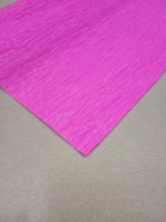 Гофро бумага \ 50*250 см \ цвет малиновый