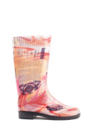 Жіночі гумові чоботи Газета 40/41