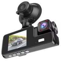 DM Автомобільний відеореєстратор Y81 HD DVR 1080p + задня камера 720p Black (Код товару:43648)