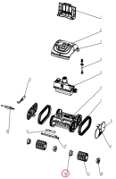 Шестерня 2 для валика для робота-пилососа Wybotics C1 (S.3172.08.007)