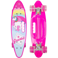 Пенни борд «Penny Cruiser» с ручкой Розовый