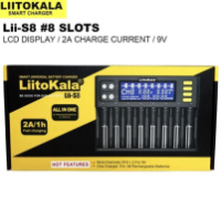 Зарядное устройство для аккумуляторов LiitoKala Lii-S8, 8х-AA, AAA, 18650, 26650, 21700 Li-ion, LiFePo4, Ni-Mh