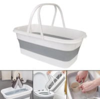 Ведро складное силиконовое для швабр