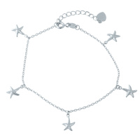 Серебряный браслет на ногу CatalogSilver с без камней, вес изделия 2,41 гр (1952603) 2326 размер