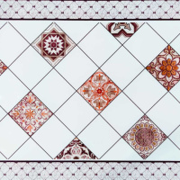 Самоклеющаяся виниловая плитка 600х600х1,5мм, цена за 1 шт. (СВП-213) Глянец SW-00000519