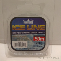 Леска FishingROI 50m ICE LINE   0.13