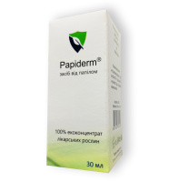 Papiderm - краплі від папілом (Папідерм)