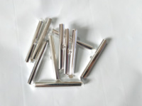 Слайдер. Размер 4×35 мм. Цвет - серебро. 1 шт