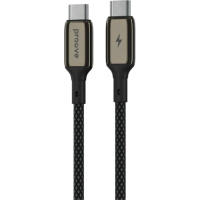 Кабель Proove Dense Metal Type-C to Type-C 60W 1m Black (CCDM60002201) (Код товару:40735)