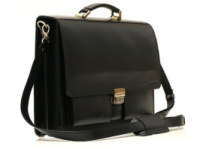 Портфель ручної роботи шкіряний Чорний (1939512634)