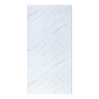 Декоративная ПВХ плита 1,22м х 2,44м х 3мм Греческий белый мармур SW-00001402