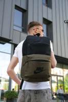 Рюкзак черный/ хаки big bag с логотипом Nike