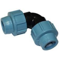 Колено компрессионное ПЭ-ПЭ 110x110 под 90° UNIDELTA