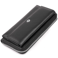 Гаманець шкіряний жіночий 719292 Чорний