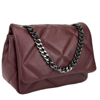 Стьобана жіноча м'яка сумочка на ланцюгу Італія 798106BO
